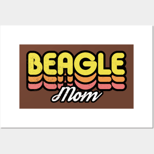 Retro Beagle Mom Posters and Art